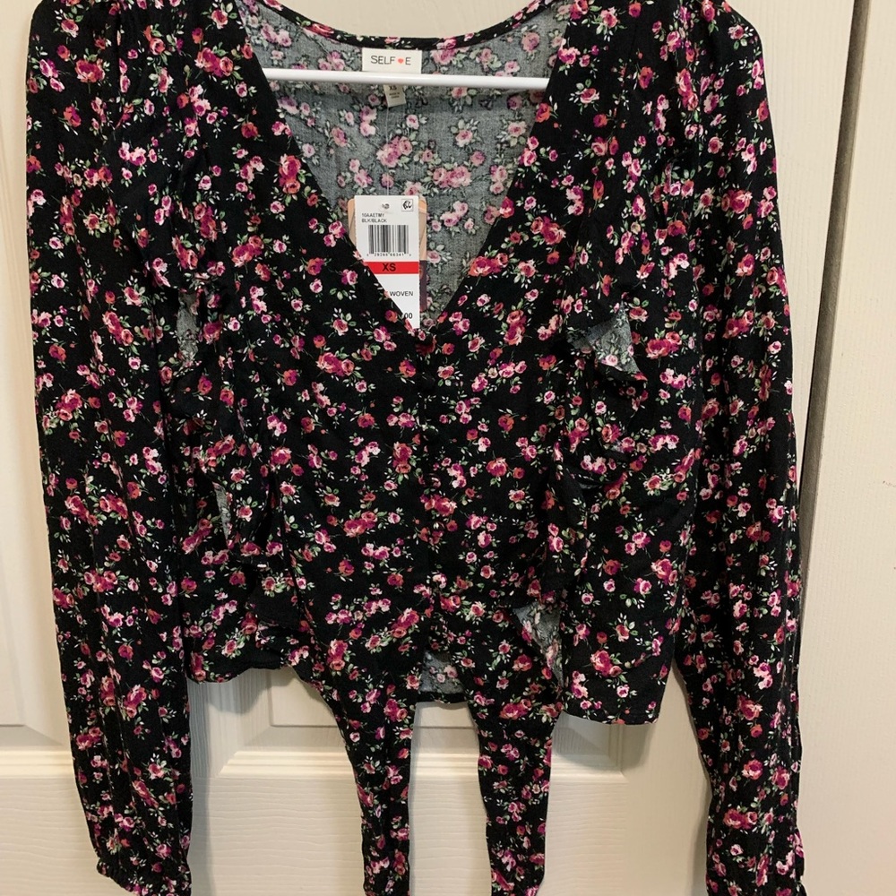 Floral crop top